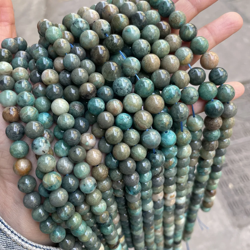 Natural Stone Phoenix Turquoise Stone Beaded Jewelry Diy Handmade Beads Bracelet Accessories Spot