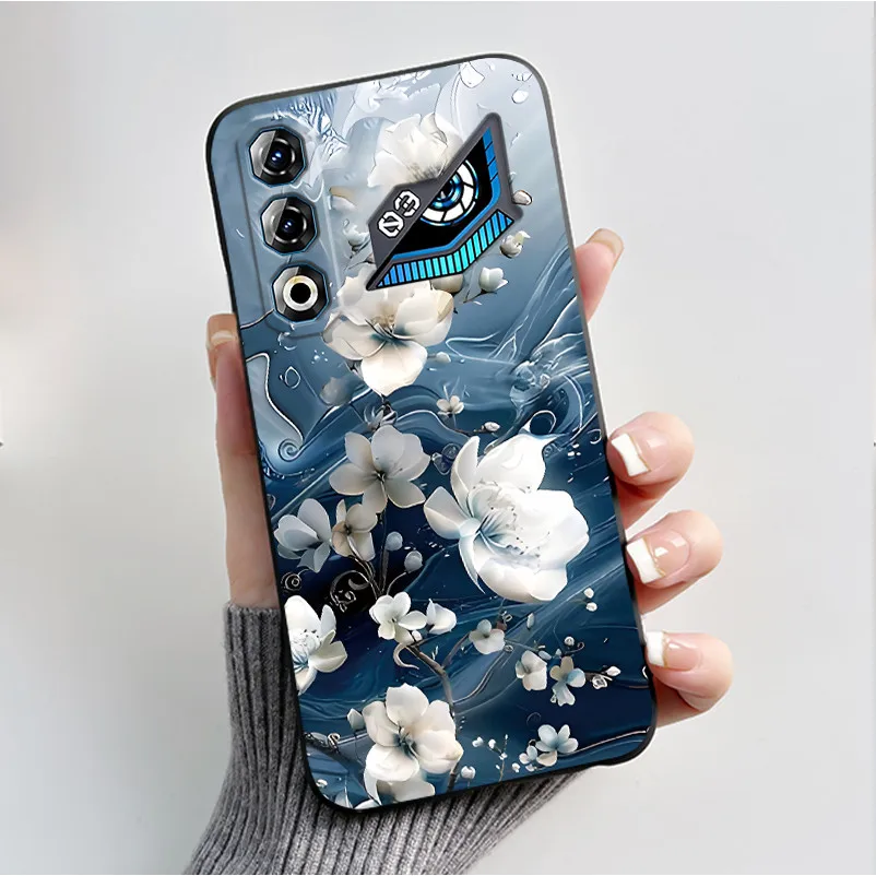 Butterfly Flower Shockproof Silicone TPU Phone Case - Soft and Stylish Protective Back Cover