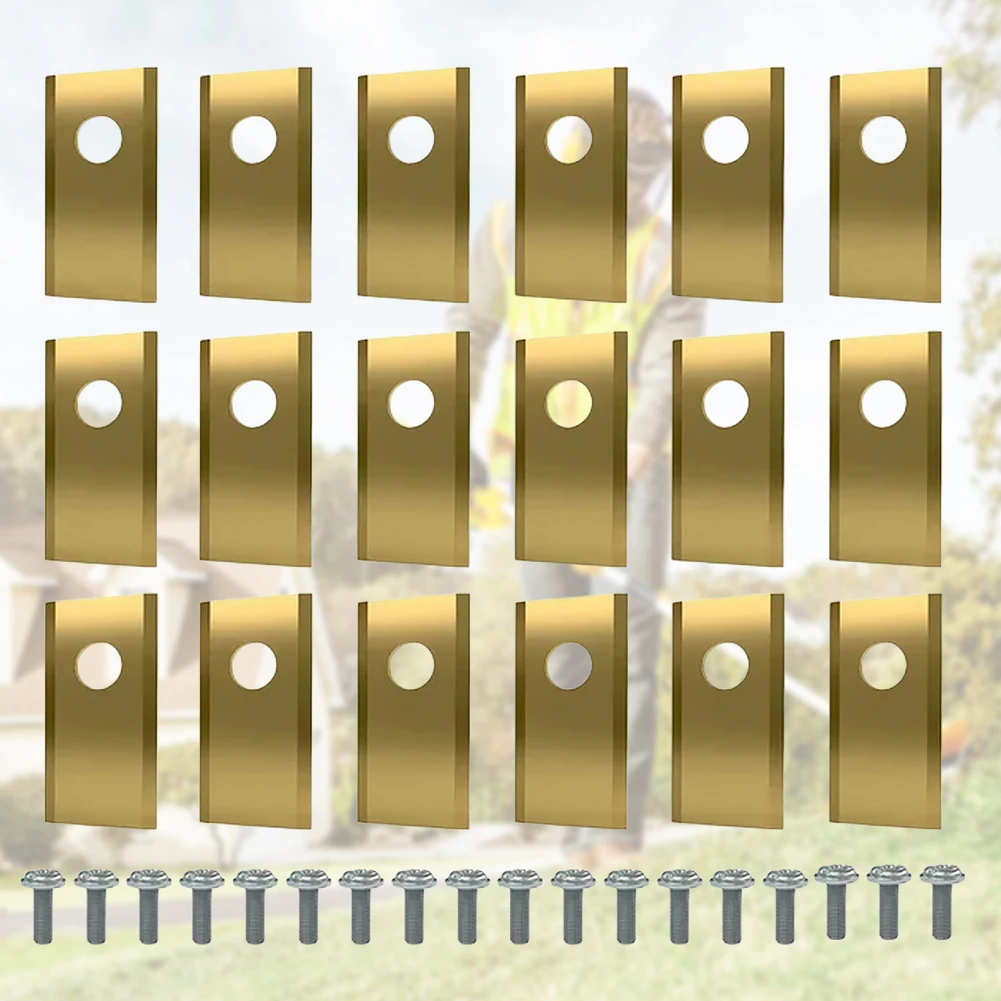 18/36PCS Grass Trimmer Blades For Worx Landroid Robotic Lawnmower Lawn Mower Replacement Trimmer Cutter Blades Cutting Blade Set