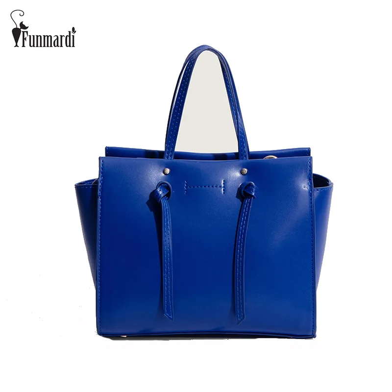 

FUNMARDI New 2022 Fashion Women Handbags Designer PU Leather Crossbody Bag High Quality Shoulder Bag Document Tote Bags WLHB2731