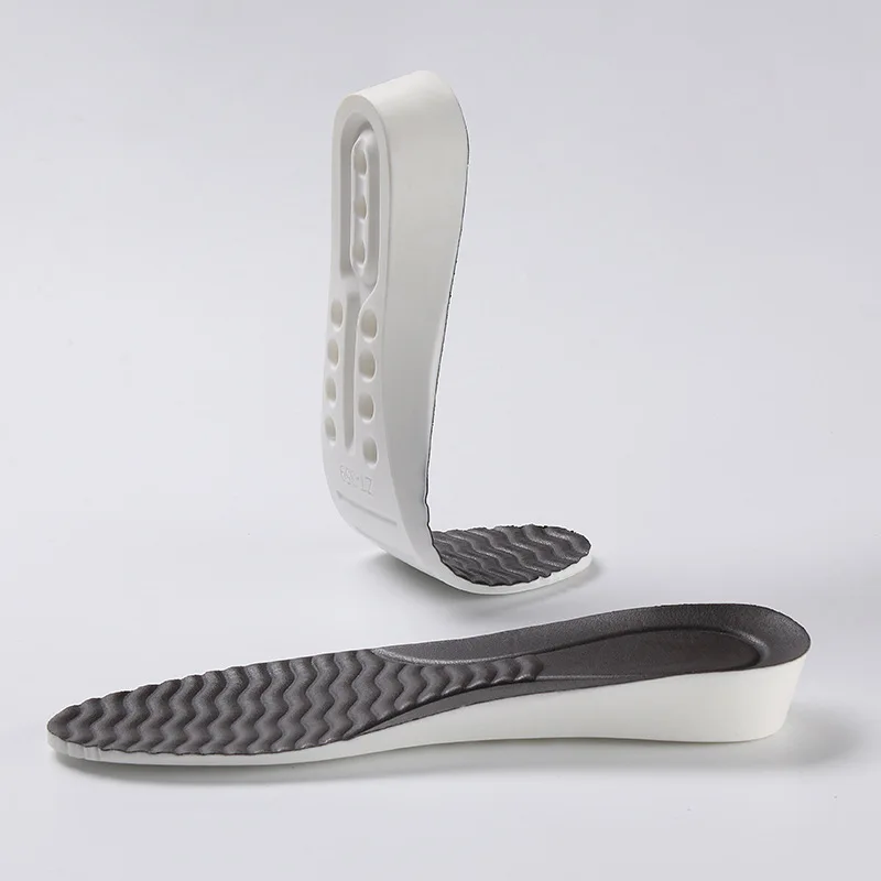 3 CM Invisible Height Increase Insoles Orthopedic Breathable Soft Elastic Sneakers Insoles Insert Sport Shoes Running Pads Care