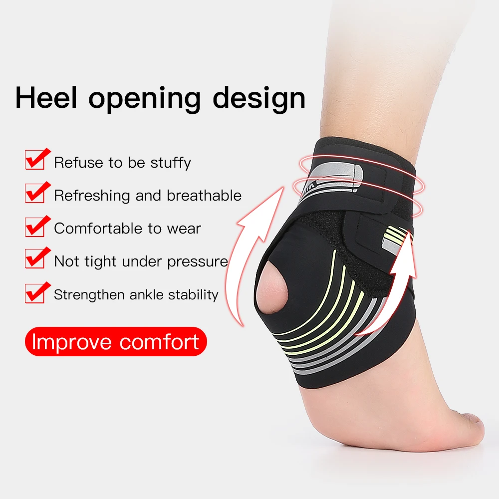 Kyncilor Multi Scenario Sports Ankle Support With Elastic Breathable Adjustable Compression Protection For Ankle Protection