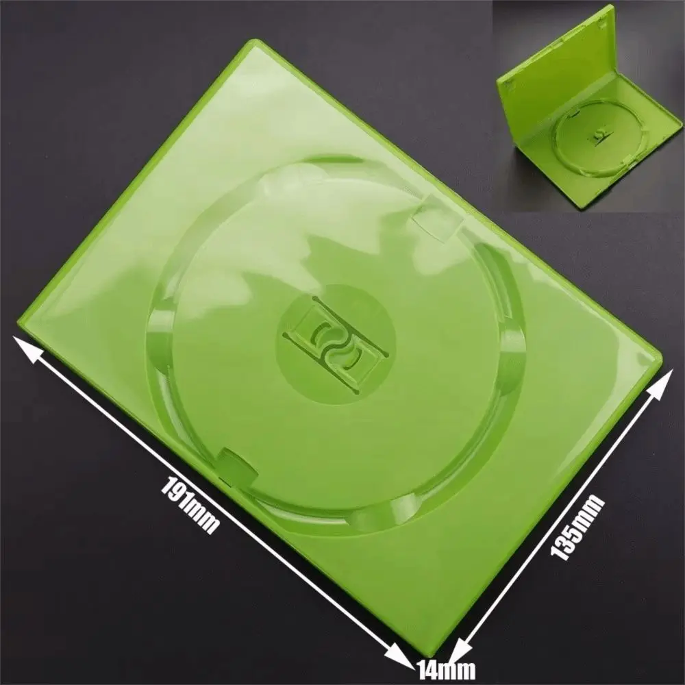 1개 플라스틱 CD 게임 커버 보호 디자인 교체용 액세서리 CD 게임 보호 박스 (PS1, PS2, PS3, PS4, PS5, Xbox, WII 호환)