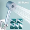 New Booster Shower Head 5 Modes Adjustable High Pressure Water Saving Massage Portable Filter Shower Faucet Bathroom Accessories 1