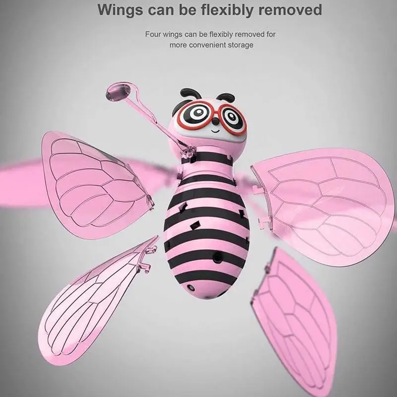 Mini Drone Abeille Enfant Jouet Volant Capteur Infrarouge Cadeau Noël
