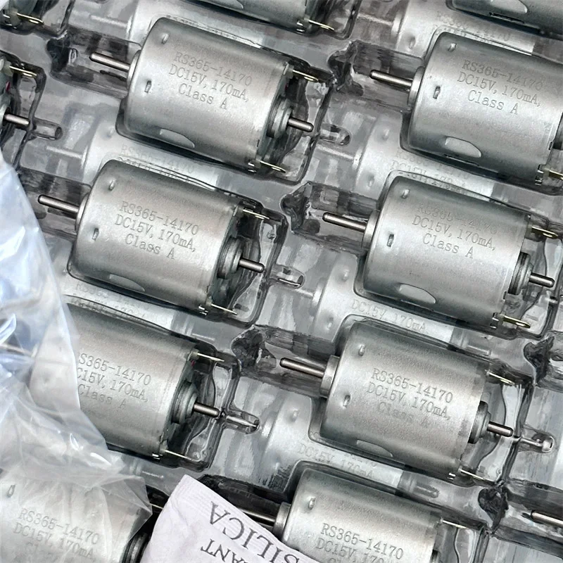 RS-365SH-14170 미니 모터 DC 6V-24V 10300RPM 듀얼 2.3mm 샤프트 카본 브러시 전기 모터 (장난감, 청소 로봇, 진공 청소기용)