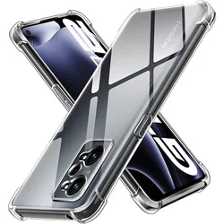 Soft Clear TPU Cover for Realme 12ProPlus (Clear)