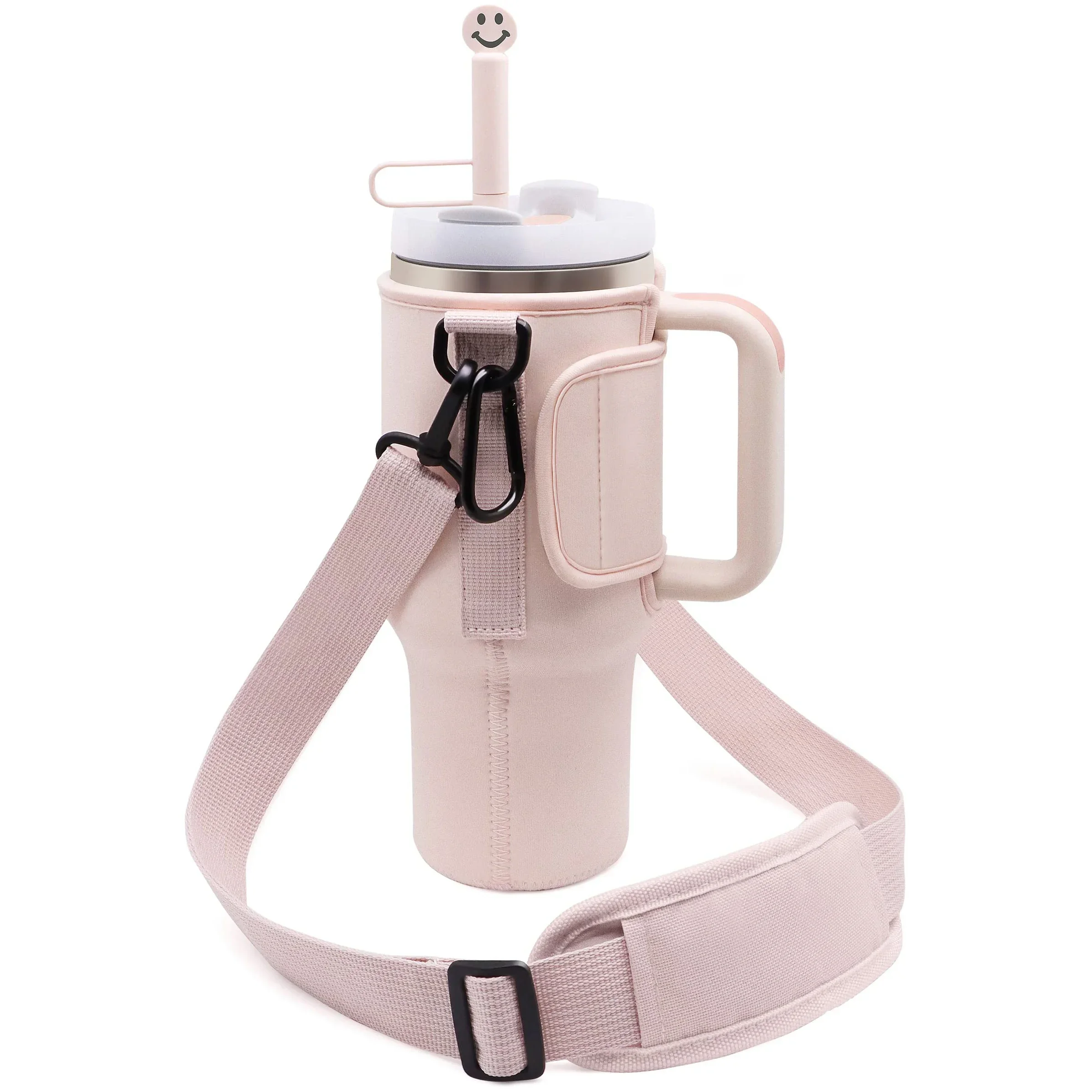 Soporte Vaso Para Escritorio Ajustable - Posavasos Con Sujeción 3 Direcciones, Antiderrames