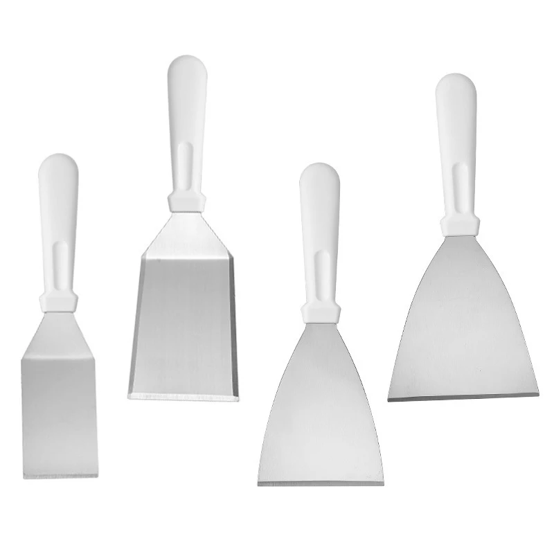 Kitchen Utensils Stainless Steel Cooking Spatula 1pc Deep Fried Plate Grill Pancake Steak Spatula Pizza Cake Transfer Spatula