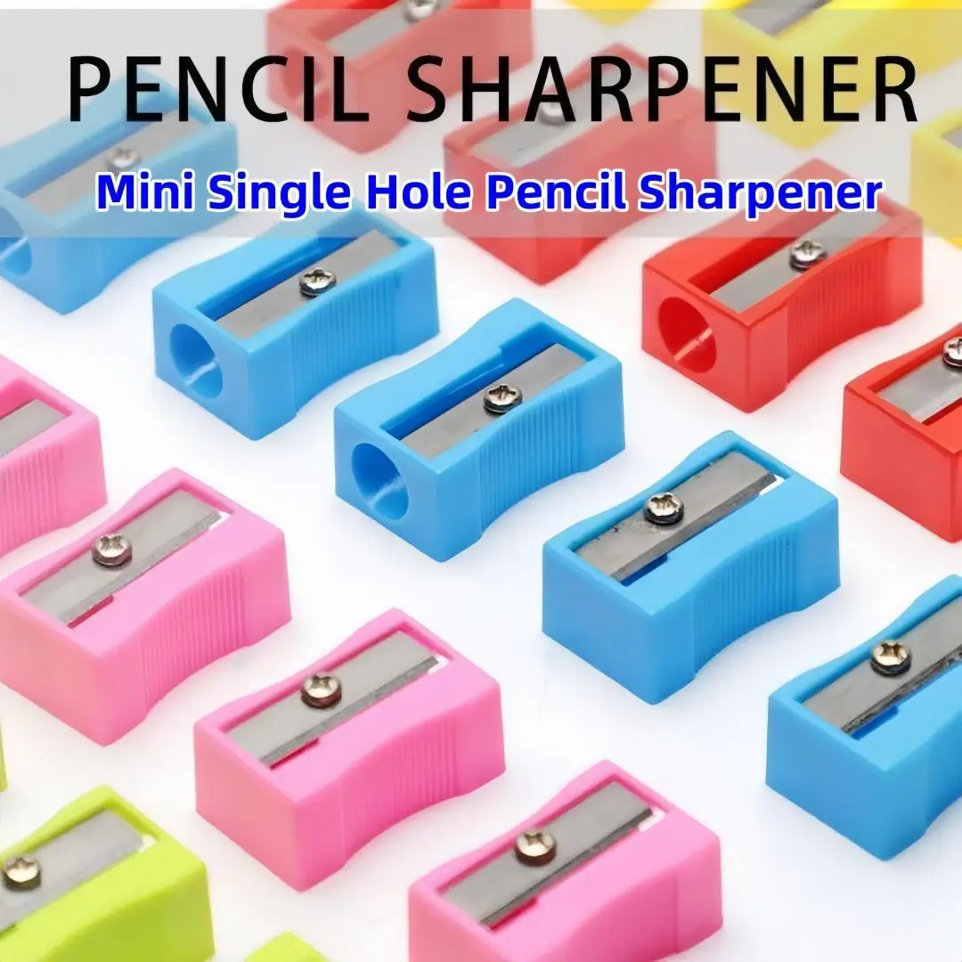 Pencil Sharpener 5/10pcs Coloured Plastic Mini Handheld