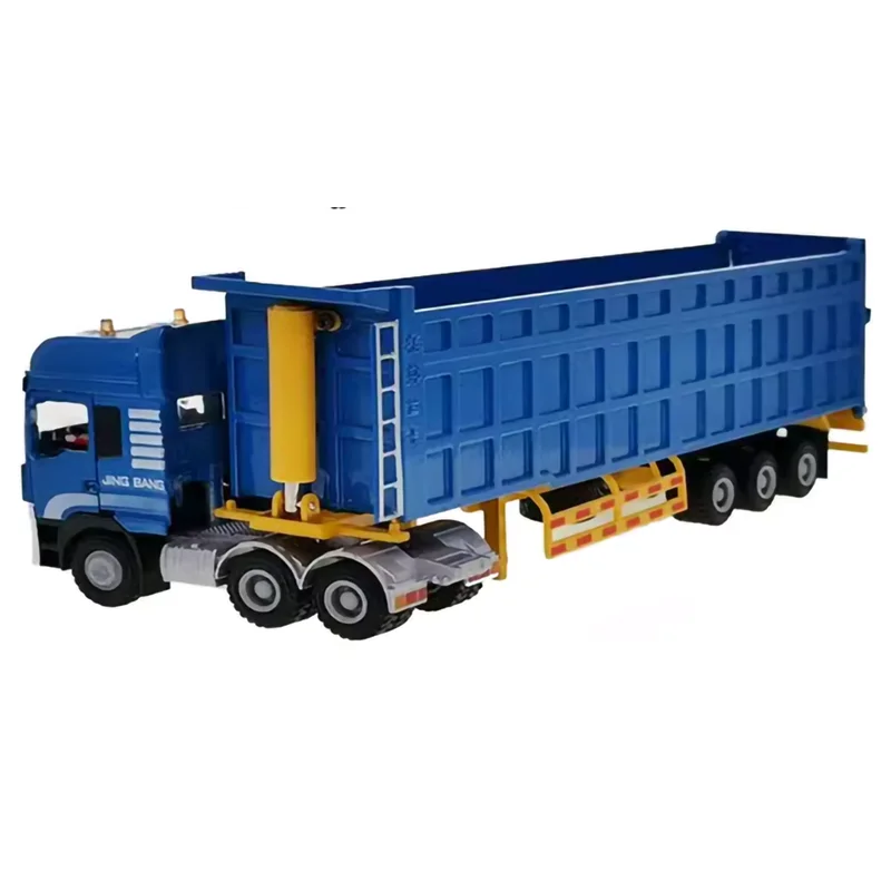 

Diecast 1:50 Scale Simulation Large Alloy Heavy-duty Truck Semi-trailer Engineering Transport TipperVehicle Model Toy