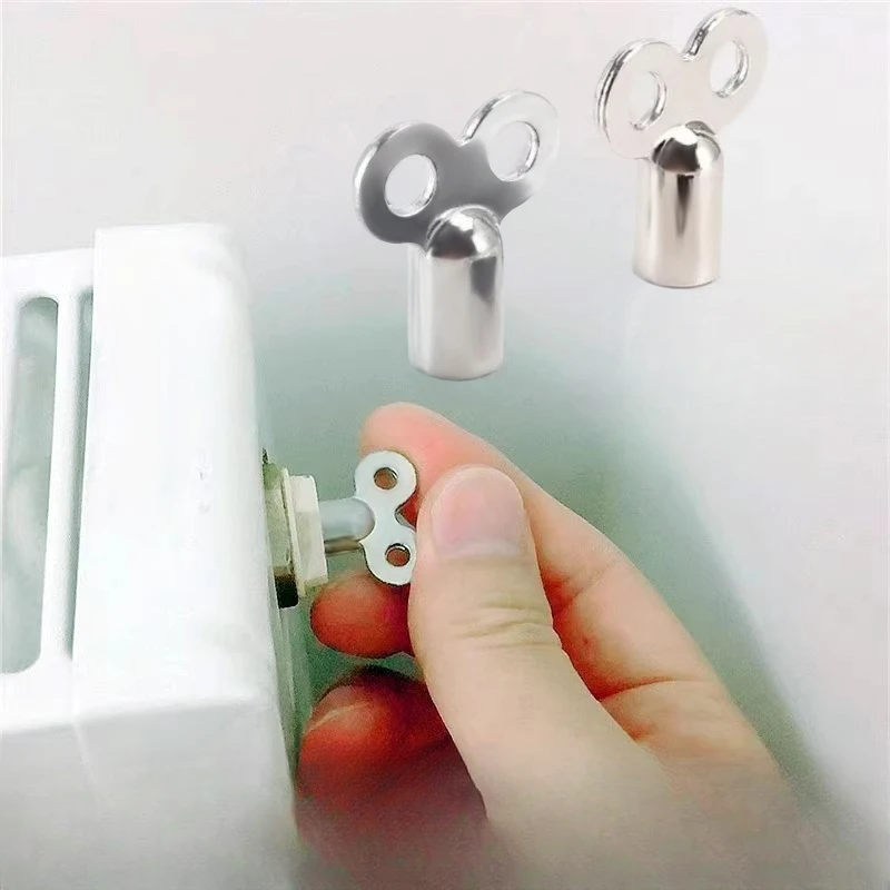 Zinc Alloy Radiator Exhaust Valve Key for Standard Heating Valves