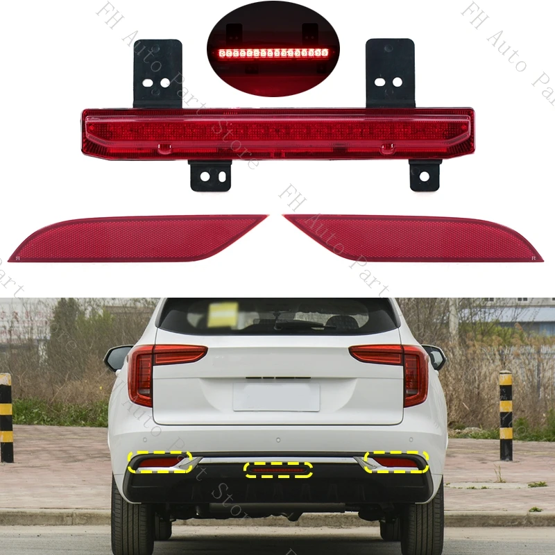 Haval Rear Indicators Car Rear Bumper Brake Lamp Tail Turn Signal Reflector Light For Great ...