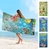 Funny-Cartoon S-Spongebobes-Cute-Pants Bath Towel Soft Water Absorbing Breathable For Girl Kids Decorative Cartoon Beach Towel 1