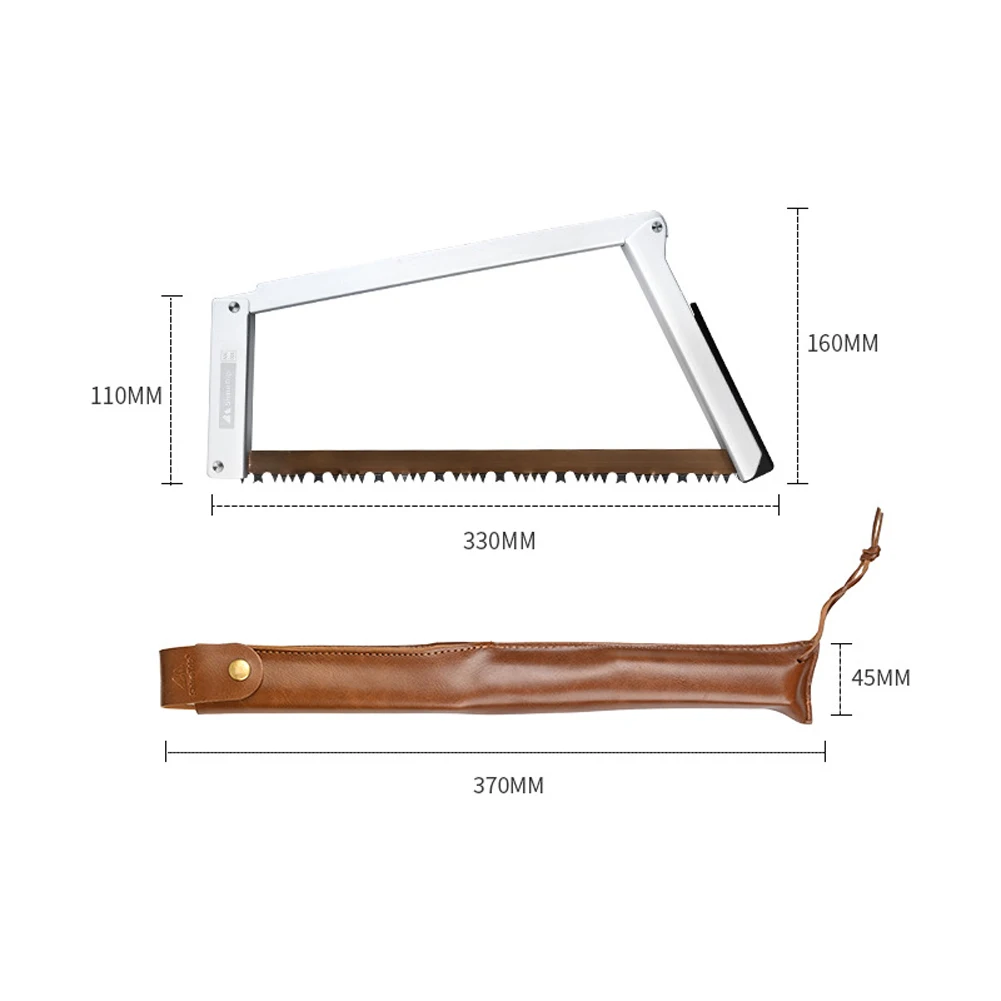 Folding Hand Pruning Saws Hiking Wood Saw Multifunctional Aluminum Alloy with Storage Pouch Camping/Garden/Outdoor Survival Tool 6