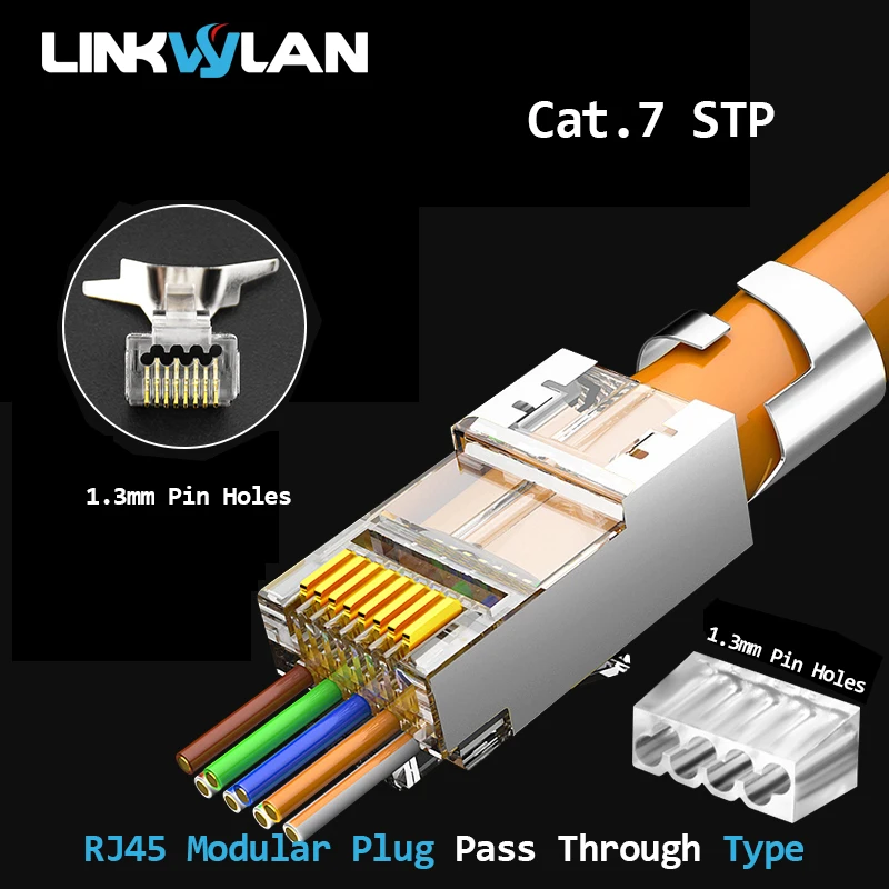 Conector Pulg Rj45 Cat 5e SATRA