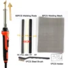 100W Plastic Welding Kit with Soldering Iron Tips Fast Heating 2-in-1 Plastic Welder Soldering Iron Gun Temperature Control DIV 1
