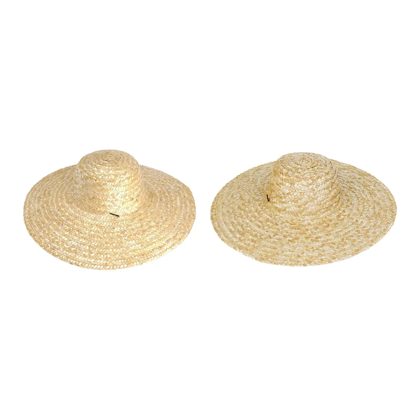 Summer  Straw Hat Lightweight Functional Versatile Breathable with Drawstring for Gardening Practical Accessory Stylish