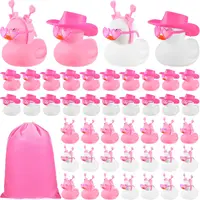 24/48Pcs Valentine's Day Rubber Ducks Mini Valentine's Day Ducks Bath Toys Valentine Party Decorations Holiday Rubber Ducks 1