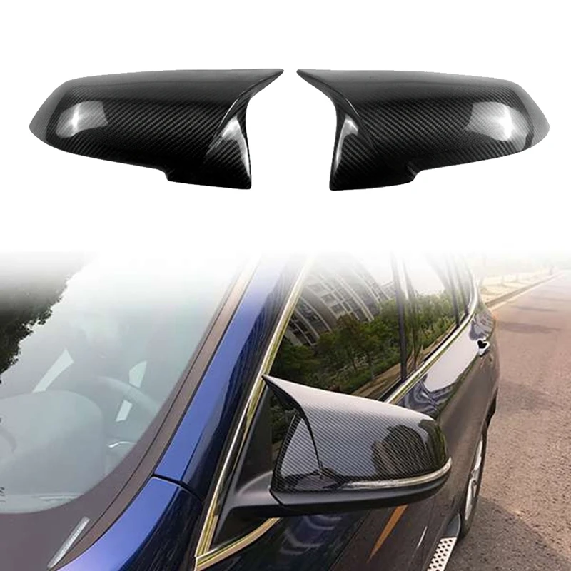 

Real Carbon Fiber Side Rear View Mirror Cover Trim Side Wing Mirror Caps For BMW 1 2 3 4 Series F20 F30 F22 F32 X1 E84 Parts