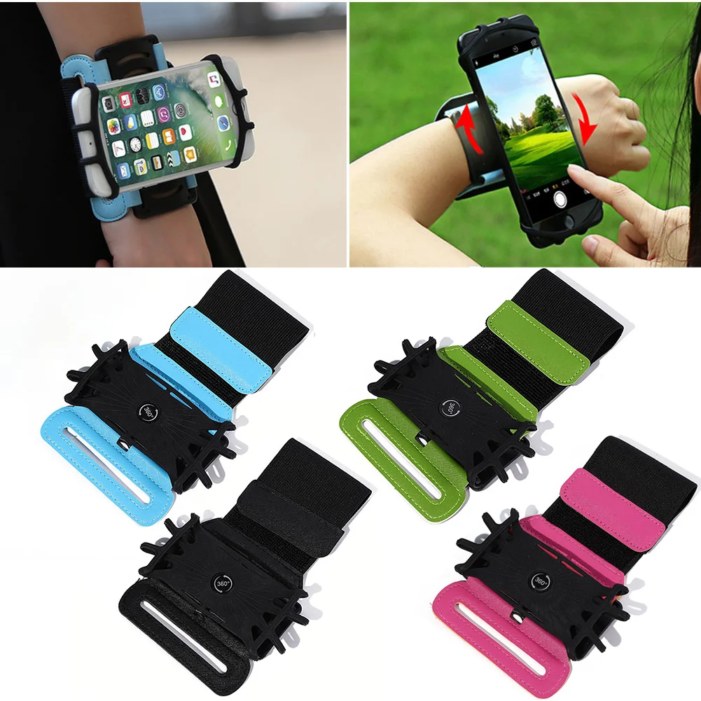 Versatile Sports Armband Wristband Phone Holder for Running and Gym Activities