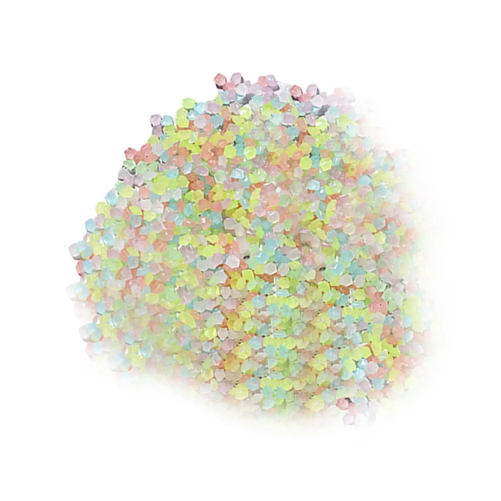 3-5mm Resin Glow in A Dark Pebbles Sand Multipurpose for Yard Aquarium Decor