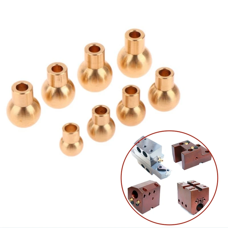 1pcs Brass Ball Coolant Nozzles For CNC Lathes Machine Toolholder Ball Joint Nozzle Water Cooling Through Hole Sprayer