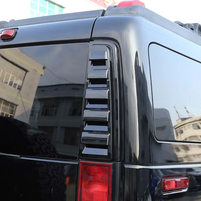 

Для 2003-2009 Hummer H2 ABS черный Автомобильный Стайлинг задний бампер задний фонарь крышка декоративная наклейка защитные аксессуары для автомобиля
