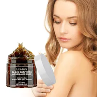 OCEAURA Black Soap With Argan And Rose lack Beldi Soap Ideal For Dead Skin Remover Body Scrub Purifying Deep Cleansing 200g/7 Oz 1