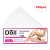 50/100pcs Removal Nonwoven Body Cloth Hair Remove Wax Paper Rolls High Quality Hair Removal Epilator Wax Strip Paper Roll 1
