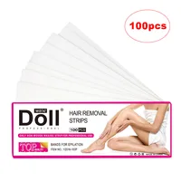 50/100pcs Removal Nonwoven Body Cloth Hair Remove Wax Paper Rolls High Quality Hair Removal Epilator Wax Strip Paper Roll 1