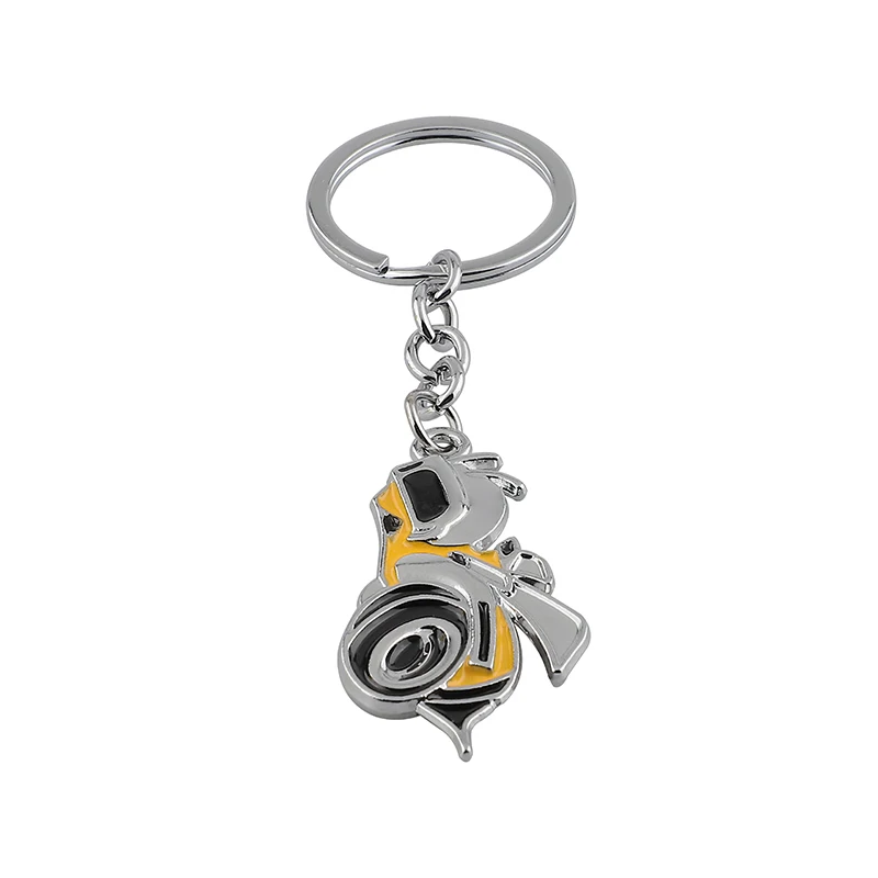 Little Bee Metal Keychain Fashion Cute Car Motorcycle Keychain Suitable for Dodge Car Birthday Gifts Holiday Gifts Car Keychain