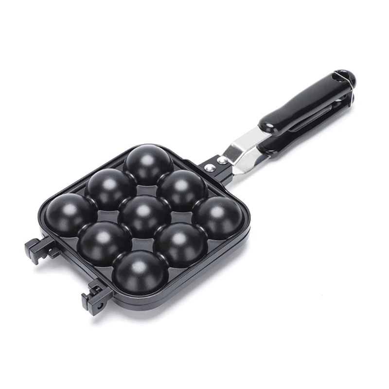 

Takoyaki Pan 9 Holes Takoyaki Maker Octopuses Balls Mold for DIY Baking