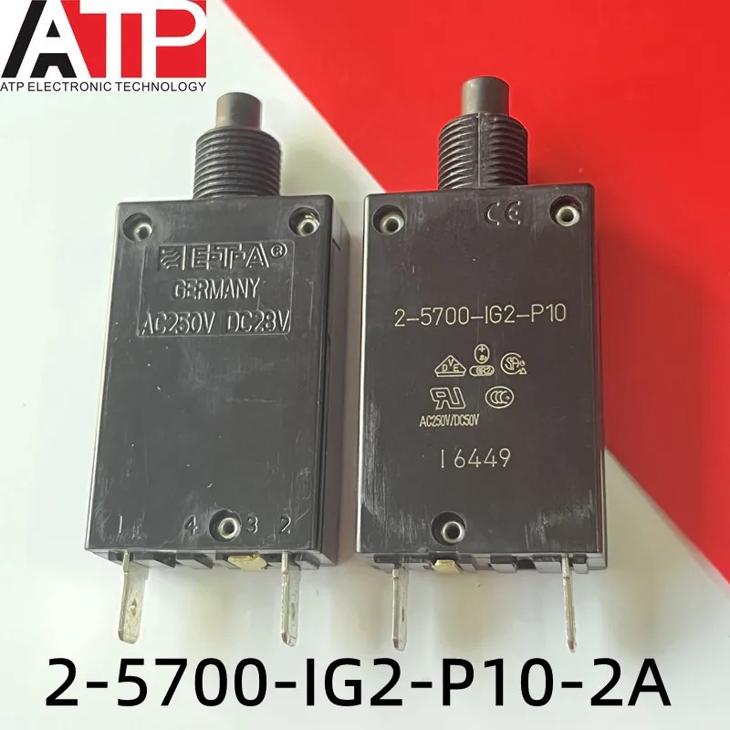 

1PCS 2-5700-IG2-P10-2A 2A 250VAC 2-5700-IG2-P10 Circuit breaker switch Integrated chip IC original inventory