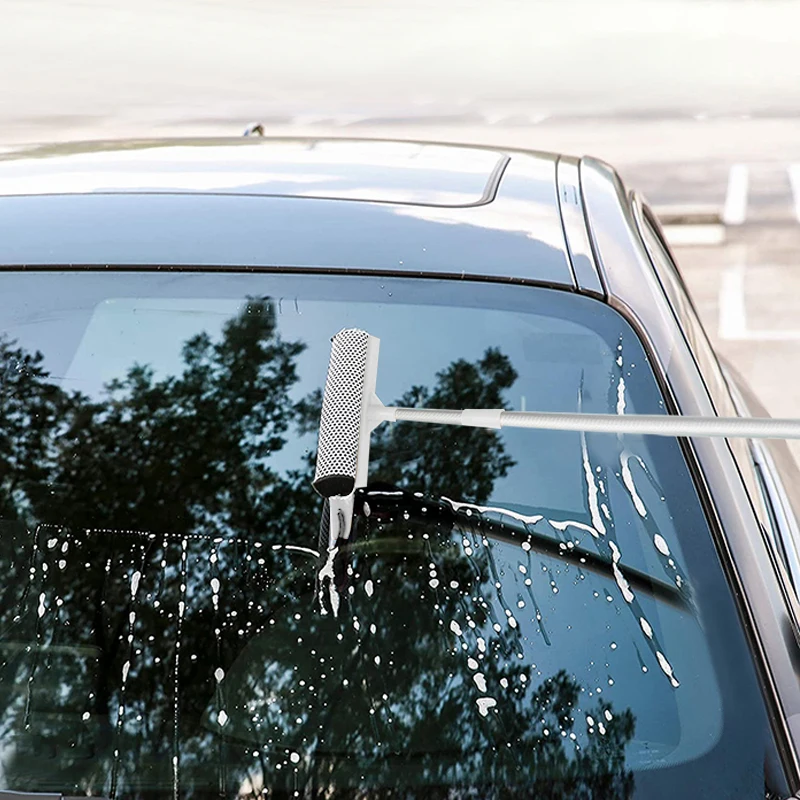 Teleskop Windschutzscheibe Reiniger Reinigung Auto Werkzeug Auto  Rückspiegel Wischer Glas Wischer Fenster Rakel Pinsel für Glas Tür -  AliExpress