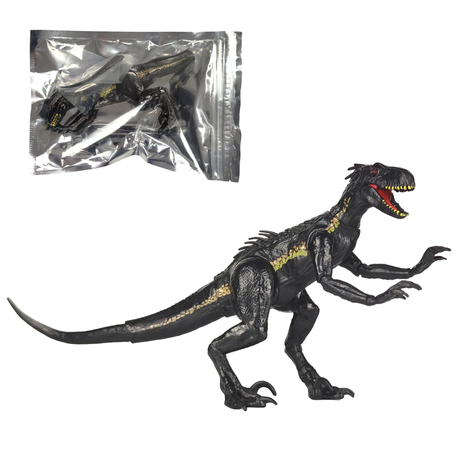 thumbnail image 1 of Figuras de acción realistas de Indoraptor Jurassic World, dinosaurios ajustables, juguetes para niños, modelo de dinosaurio de película, juguete para niños, regalos, 1 of 5