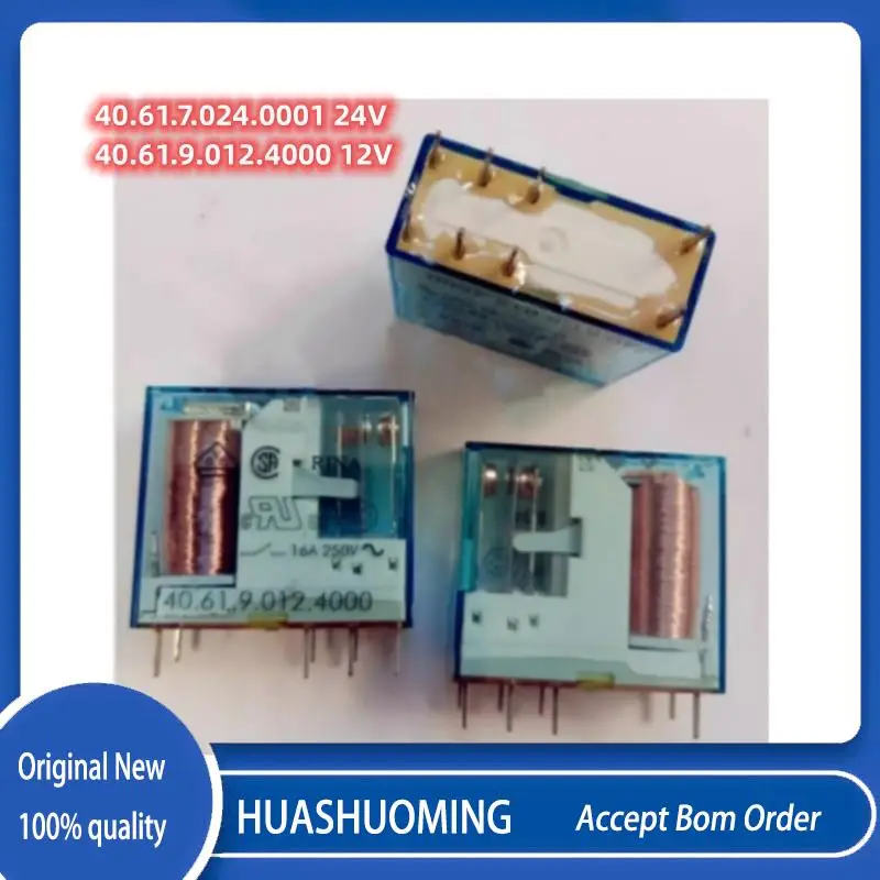 

NEW 5Pcs/LOT 40.61.7.024.0001 24V 40.61.9.012.4000 12V 40.61 8PIN