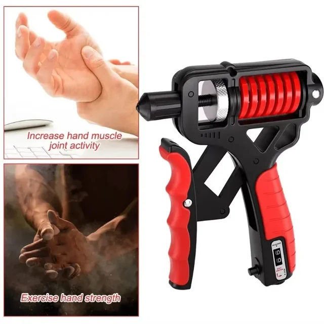 5-165kg Handgrip Adjustable Muscle Recovery Fitness Hand Strength Exercise Grip Strength Gym Wrist Expander Hand Strengthener 4