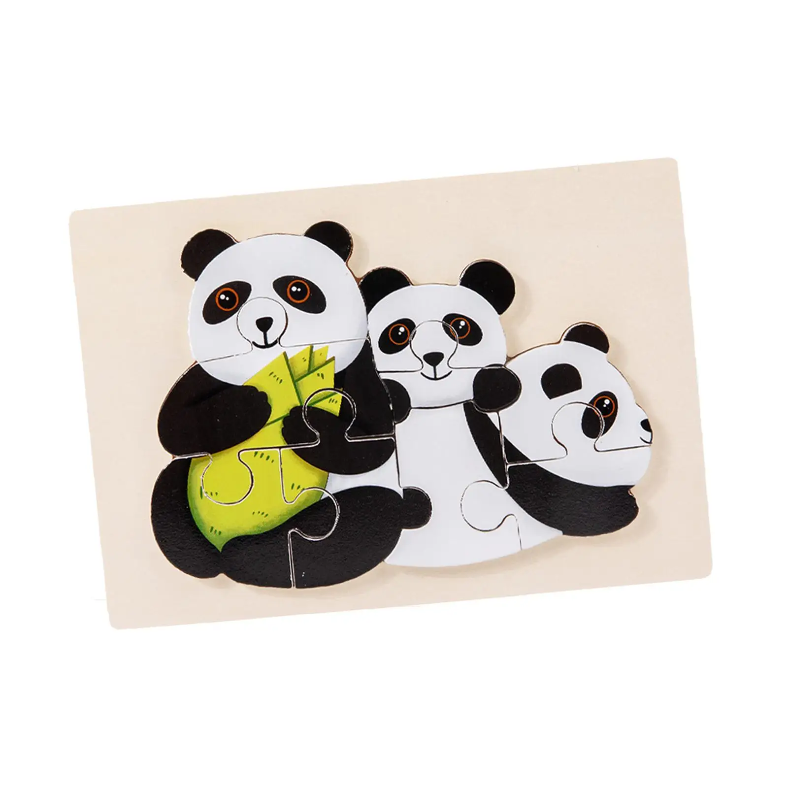 

Montessori Animal Jigsaw Puzzles Educational Developmental Toy Develop Fine Motor Skills for Kids