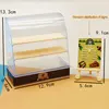 Dollhouse Mini Cake Display Counter Showcase Dessert for Barbie Blyth Ob11 Bjd 1/6 Dolls Pretend Play Supermarket Kids Toys Gift 2