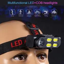 Powerful Rechargeable Head Flashlight For Fishing Led Headlamp Nitecore Camping Headlights Hunting Torch Hiking Front Lanterns