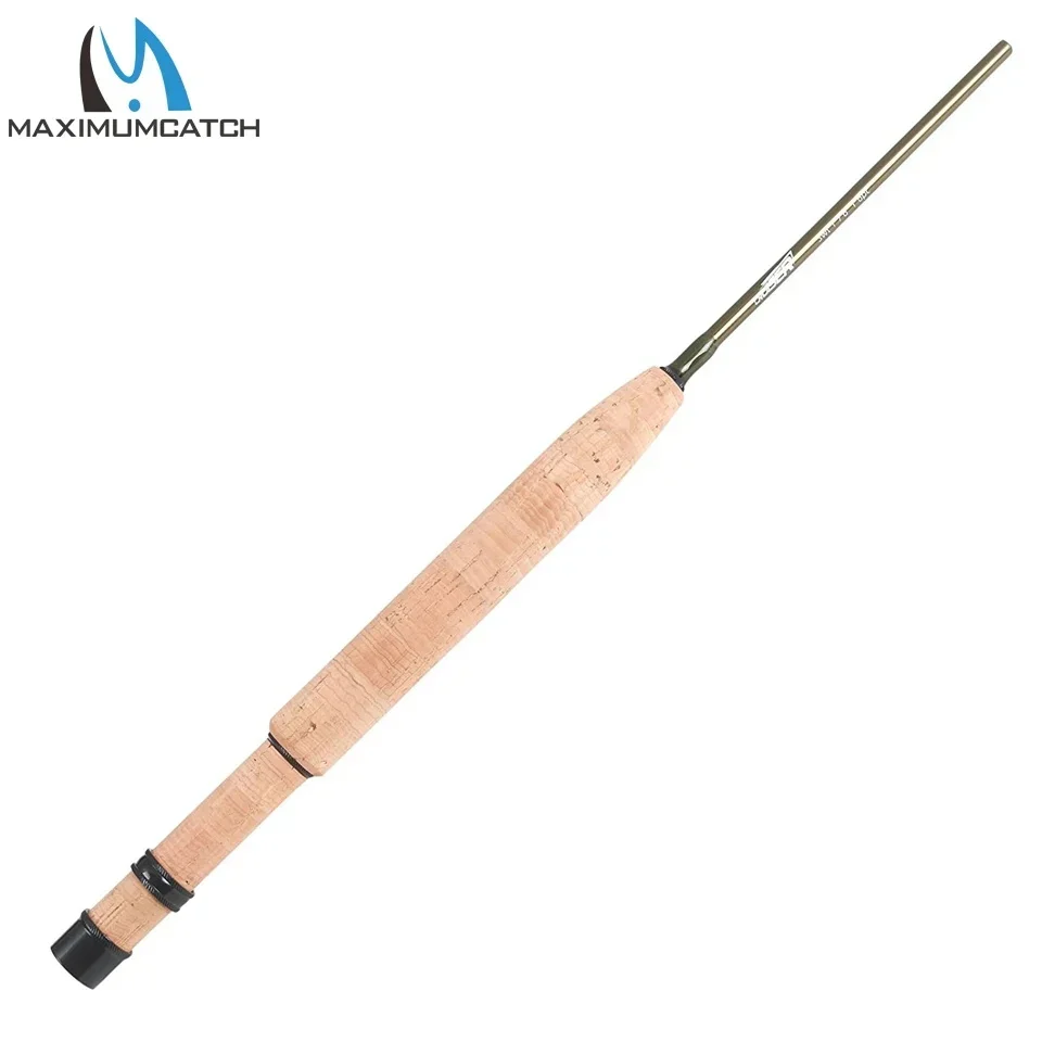MAXCATCH Cruiser Fly Fishing Rod 2/3/4WT 7ft 7.5ft 8ft 6 Section Fast Action IM10 Carbon Blank AA Reel Seat Extra Hard Tube