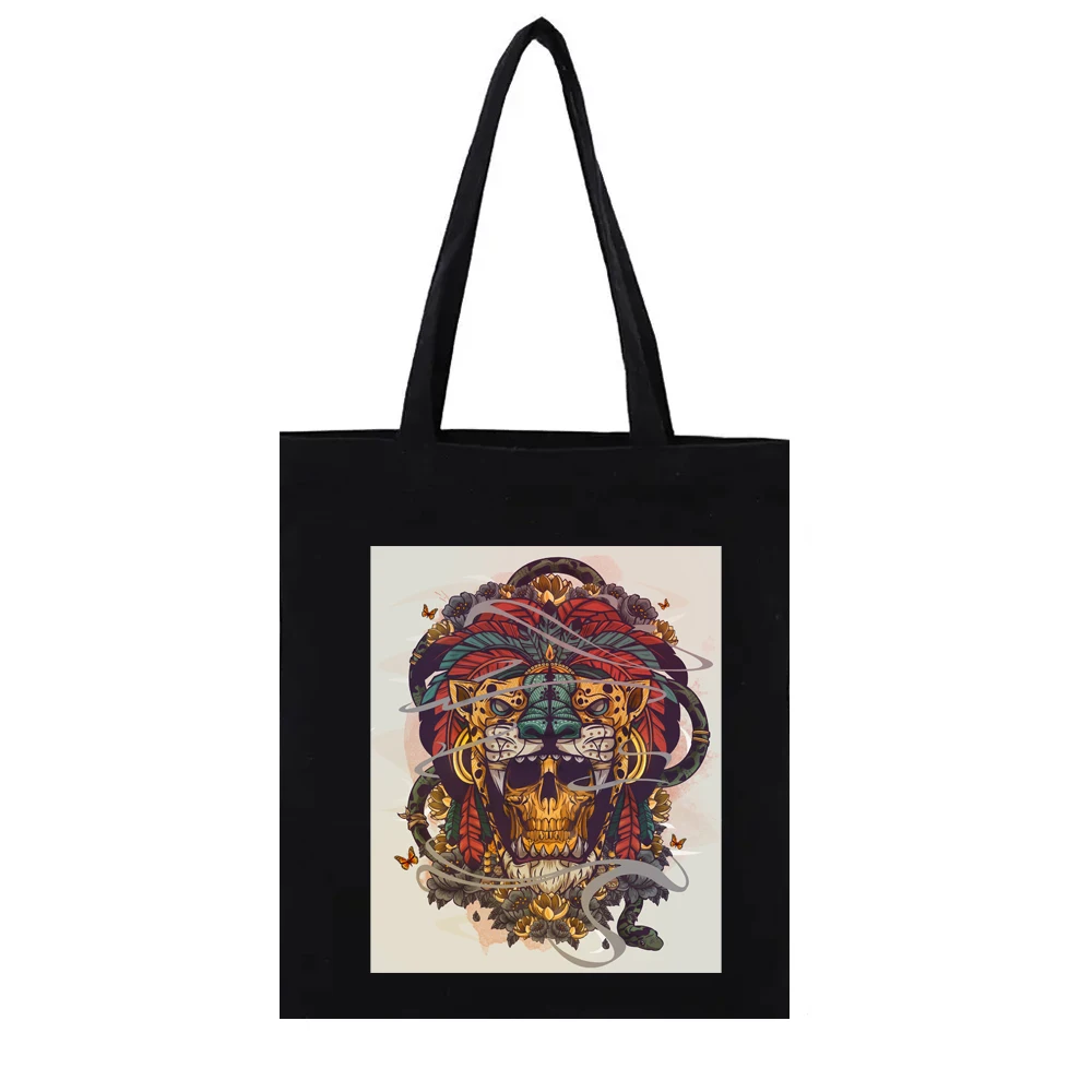 

Monster High Y2k Shopping Bags American Anime Fashion Doll Eco Bag Women's Handbag Funny Casual Totes Female Handbags Totebag
