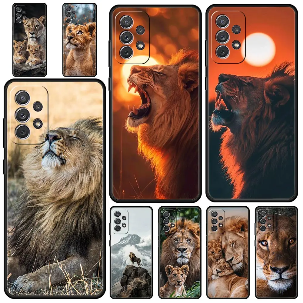 Lion Alpha Male Cub Design Phone Case