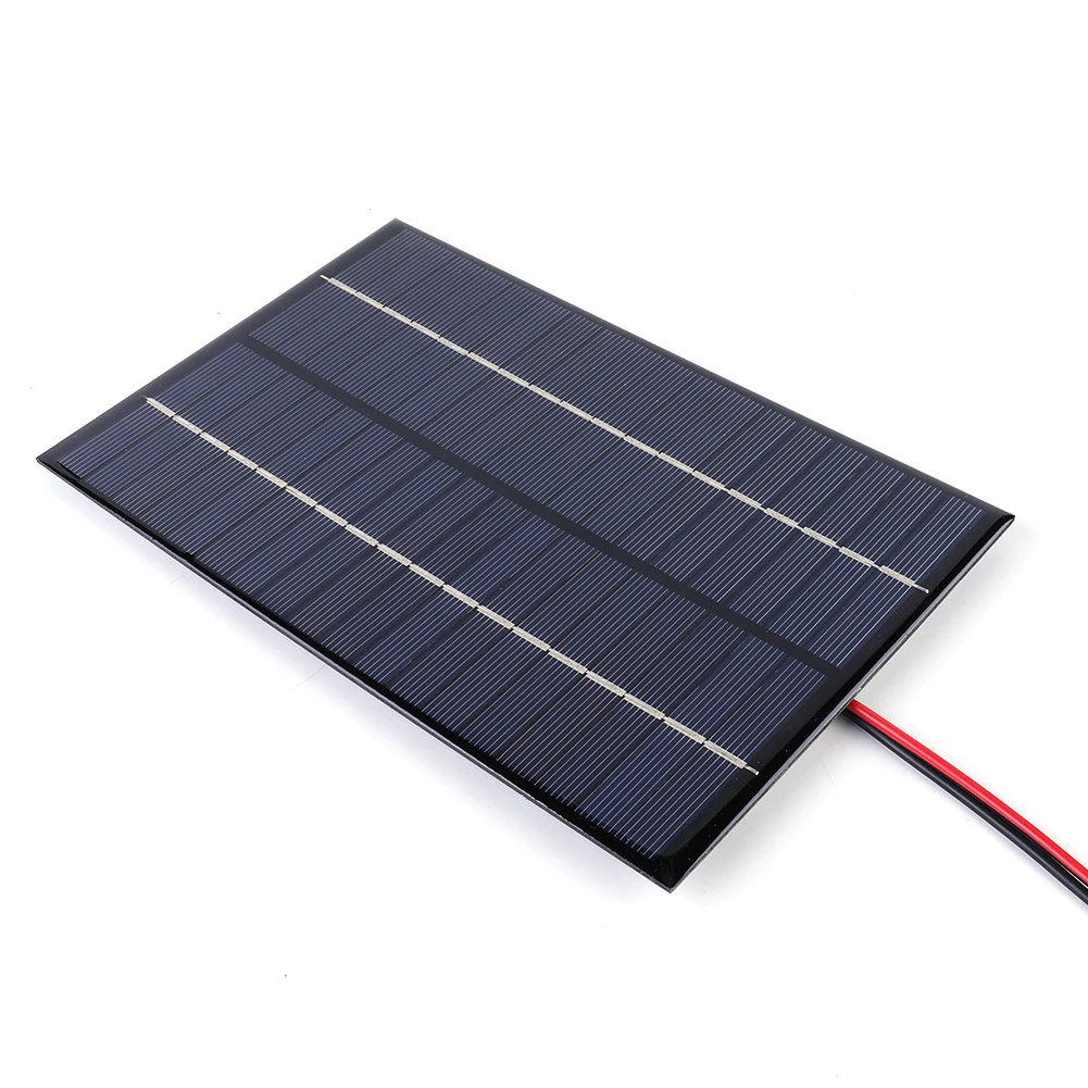 10W 휴대용 태양 전지 패널 DIY 12V-18V 배터리 셀 USB 태양 전지 보조베터리 야외 캠핑 하이킹 태양 열 충전기 휴대 전화에 대 한