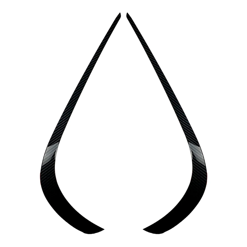 메르세데스-벤츠 E-클래스 W212 페이스리프트 2013 2014 2015 2016용 ABS 프론트 범퍼 립 스플리터 스포일러 장식 트림 2개