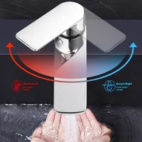 304 ก๊อกน้ําห้องน้ําสแตนเลสห้องอาบน้ํารวมอ่างล้างหน้าผสมก๊อกน้ําโลหะสําหรับติดตั้งห้องน้ําอ่างล้างจาน 3