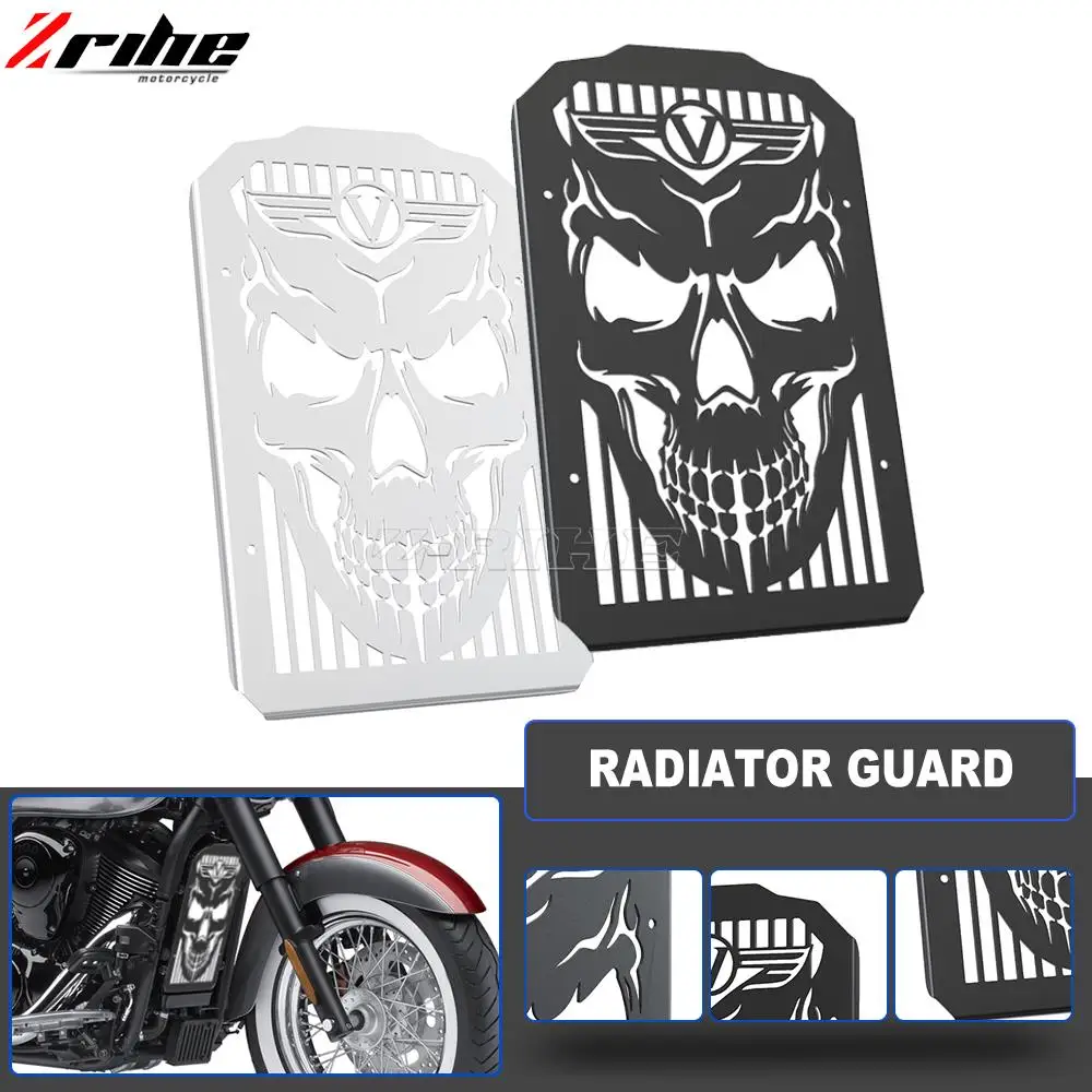 

For Kawasaki Vulcan 900 VN900 Custom 2007 2008-2023 2024 VULCAN900 VN 900 2022 Motorcycle Radiator Cover Grille Guard Protector