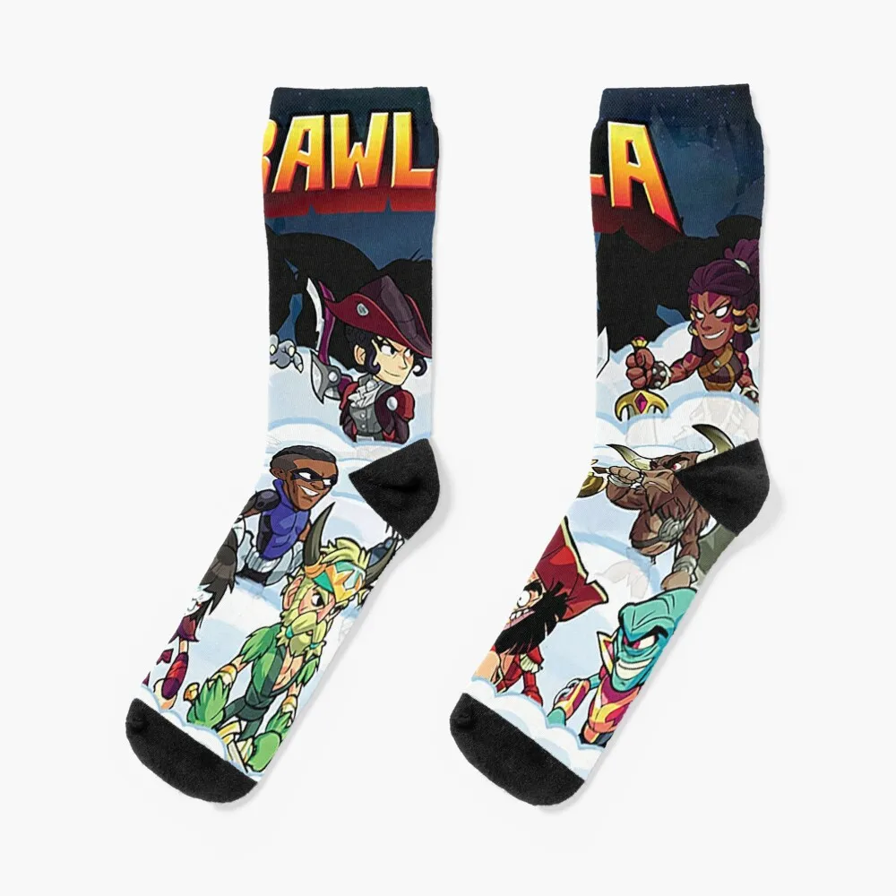 The brawlhalla family Socks socks for man Novelties designer socks Men sock