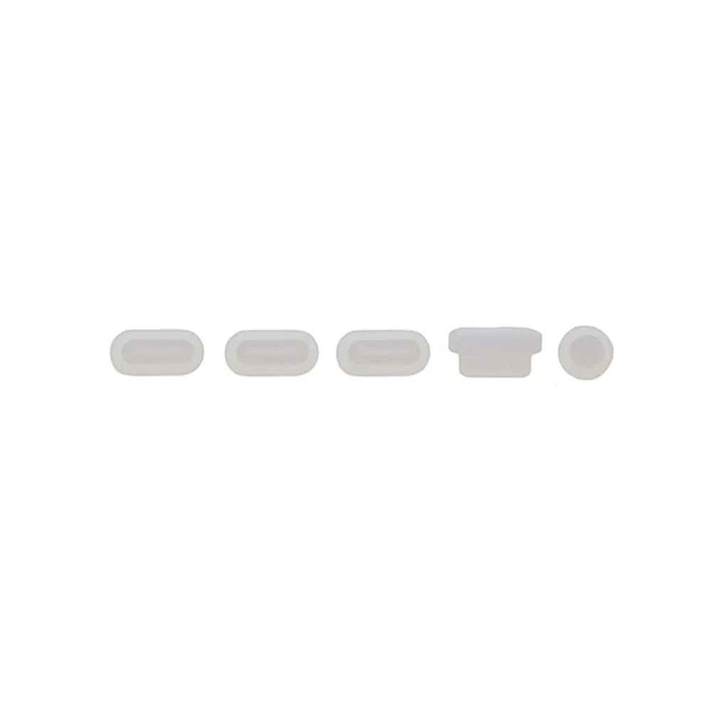 Silicone World 5-Piece Soft Silicone Dust Plug Set